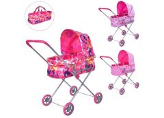 коляска для ляльки мет. 73х64х36см., вис. ручки 61см., в кул. 72х32см.  9308  (8...