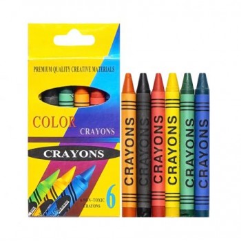 крейда воскова Crayons  6кол.  2006A  (1/240/960)