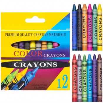 крейда воскова Crayons 12кол.  2688A  (1/240/480)