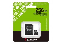 карта пам`яті Kingston micro SDXC 256Gb  Canvas Select Plus Gen3 Class 10 (R-150...