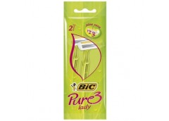 станок для гоління BIC Pure 3 Lady (зелений) набір 2шт., ціна за набір
