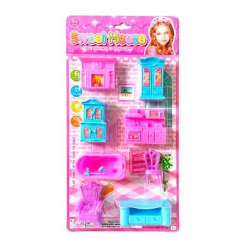 меблі 8 предм. на бліст.  19,5х37,5х5см.  877А-12  (110)