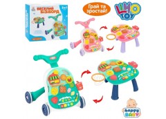 каталка-ходунки 39х35х40см., муз., світло, баскет. кільце, на бат. в кор. 38х35х...