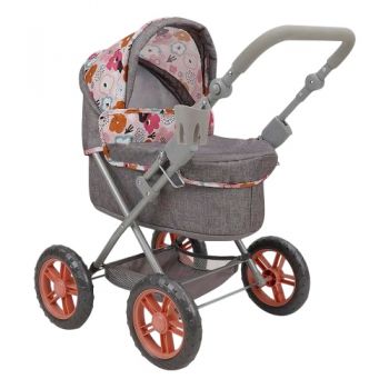 коляска для ляльки класика 60х41х64см., рег. ручка EVA, сумка, в кор. 58х36х11см.  Т724038  (4)