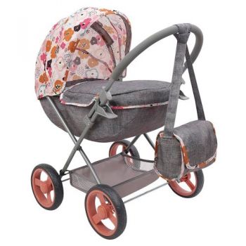 коляска для ляльки класика 54х38х58см., ручка EVA, сумка, в кор. 58х34,5х10см.  Т725038  (6)