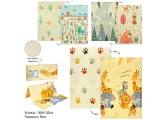 килимок-мат XPE 120х180х0,8см., двосторонній, текстурний, в сумці 97х42х6см.  MR...