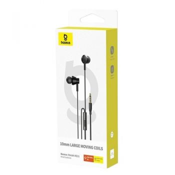 навушники Baseus Encok Wired Earphones Cluster Black  HZ11