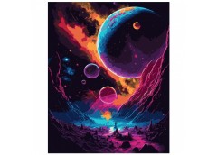 картина за номер. Santi з LED-підсвіткою 40х50см. 