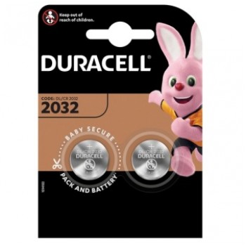 батарейка Duracell DL2032 (CR2032) Litium таблетка, 2шт. на бліст.  (2/20)