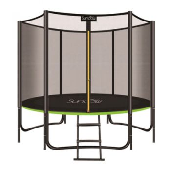 батут d-183см., з сіткою - вис. 150см, на 36 пруж., 3 ніжки, сходи, в кор.  MS 2920-1  (1)