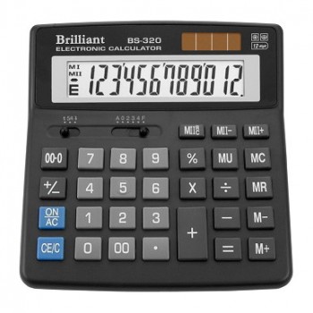 калькулятор Brilliant BS-320 настільний 15,6х15,7х3,4см.  (15)