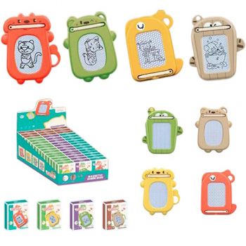 дошка для малювання 10х11,5х2см.,ч/б, брелок 18,5см., в кор., 48шт. в дис. 31х34х12см. WS-2009 (576)