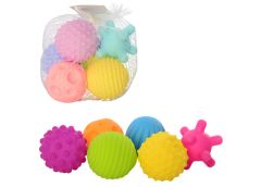 іграшки для купання набір 6шт. 7см., пискавка, в сітці 20х140х11см.  КМ261-261А ...