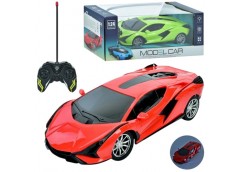 машина р/к 20см., світло, гум. колеса, на батар. в кор. 25х9,5х11,5см.  19-1В  (...