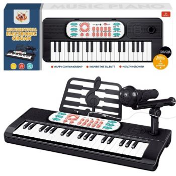 піаніно 40х16х21см. з мікрофоном, на ніжках, USB, в кор. 54х7х19,5см.  668-06  (12/24)