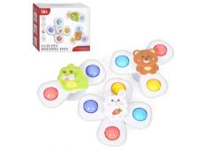 гра спіннер 10см., набір 3шт., на присосці в кор. 13,5х11х6см.  FXB-18  (120)