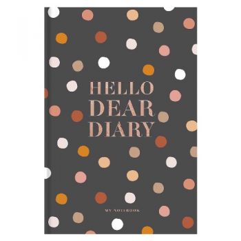 зошит А5 80арк. інтегр. обкл., Soft Touch + тисн., кремов. блок, клітинка  А5-IC-080-7058К  (12)