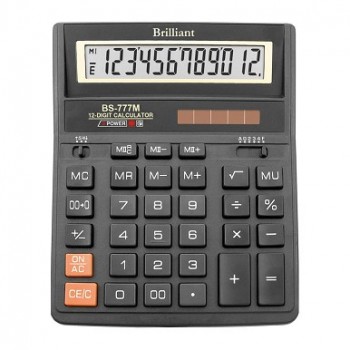 калькулятор Brilliant BS-777М настільний 20,5х15,9х1,5(3,1)см.  (10/40)