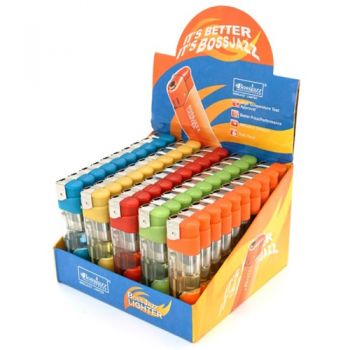 запальничка п'єзо з ліхтариком BD-558  (50)