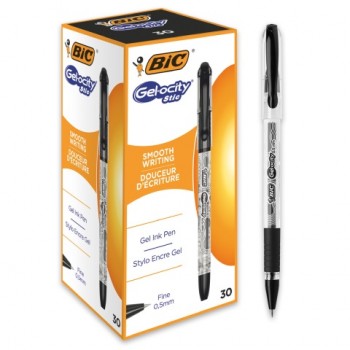 ручка BIC Gel-ocity Stic гелева чорна 0,5мм.  1010266  (30)