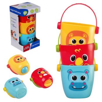 іграшкові відерця для гри у ванній Kiddi Smart Водограйчики  4332-KS