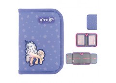 пенал Kite My Little Pony 20,5х14х4см., 1 відділення, 2 відвороти  LP25-622  (48...