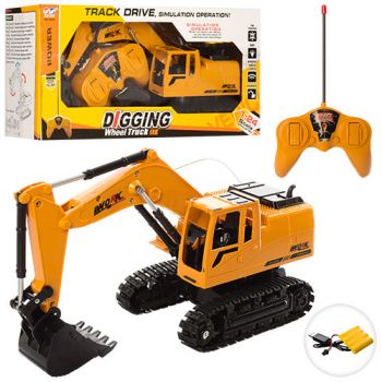 екскаватор р/к акум., USB-зар., рухомий ківш, в кор. 35,5х18,5х11,5см.  3826  (12)