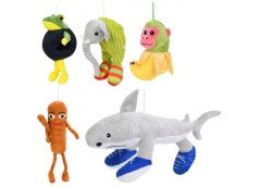 м`яка іграшка італійські меми від 24см. до 40см., петелька, в кул.  А026  (70)