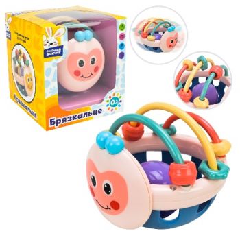 брязкальце в ручку 10х9х9см. в кор. 10,8х12х11,5см.  PL-724-96  (144)