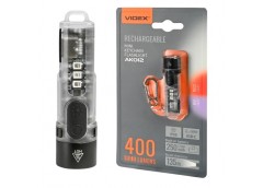ліхтарик Videx 400Lm 5000K, white+red+U  VLF-AK012  (1/10/80)