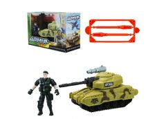 військовий набір танк, аксесуари, в кор. 27,5х11,5х18см.  BL2302  (36)