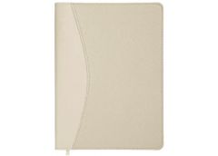щоденник Buromax AURORA бежевий, датований на 2026 рік  А5, штучна шкіра/поролон...