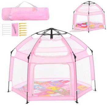 намет 146х127х110см., вхід-застібка-блискавка, стіни-сітки, килимок, в сумці 78х21х18см. MR 1512 (1)