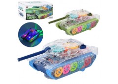 танк 22см., шестерні, їздить, світло, звук, на бат. в кор. 18,5х10х9см.  FS238-3...
