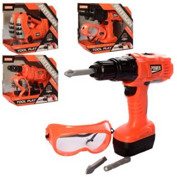 набір інструментів 21см., окуляри, на батар. в кор. 28,5х23х8см.  KY1068-102A-03-05-07B  (24)