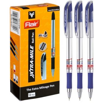 ручка Flair кульк. масляна Xtra-mile синя  1117  (12/144/1152)