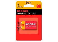 батарейка Kodak 6F22  крона на бліст.  (20/100)