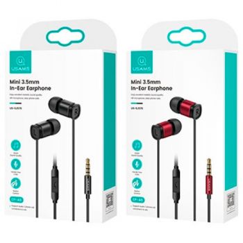 навушники Usams Mini 3,5мм. In-Ear Earphone 1,2м.  EP-46