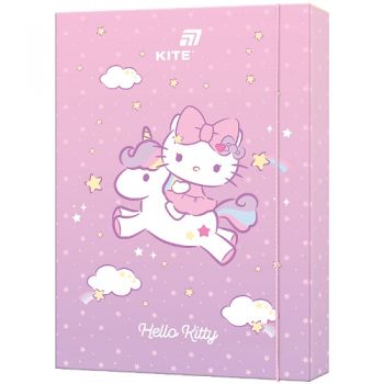 тека Kite картонна для праці А4 на гумці  HK25-213-1  (1/5)