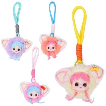 іграшка-брелок лялька 6см. в кул. 10х10х4см.  806-11  (100)