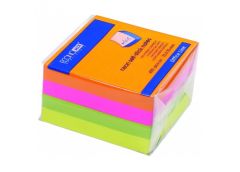 блок з клейким шаром Economix 75х75мм. 400арк. неон mix 4 кольори  Е20949  (6/96...