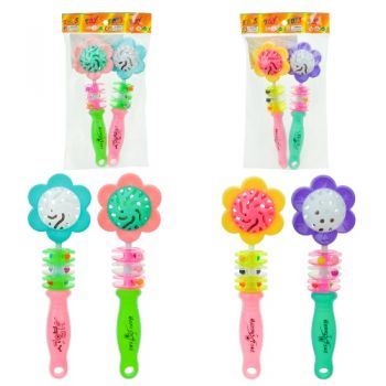 брязкальце в ручку з металевою кулькою всередині в кул. 20х14см.  2118-2  (144/288)