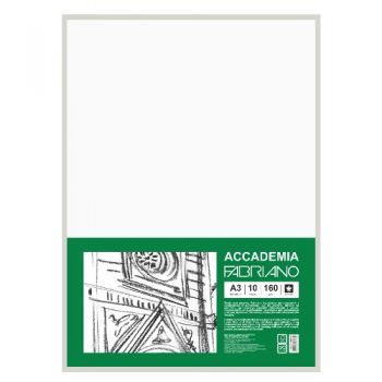 папір для рисунку Fabriano Accademia А3/10арк., 160гр./м2, дрібне зерно  169211001