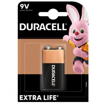 батарейка Duracell  LR 6F22  крона на бліст.  (10)