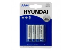 батарейка Hyundai Super Alkaline LR 03  1х4 бліст.  (4/48/576)