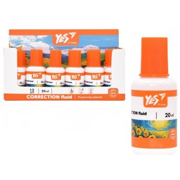 коректор з пензликом YES O`range Line 20мл.  340112  (12/576)