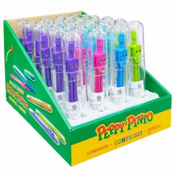 циркуль Peppy Pinto S01001AC-PDQ в пласт. футлярі в карт. дисплеї   (24/192)