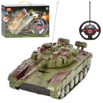 танк р/к 24см., акум., USB-зар., звук, світло, в кор. 36х25х8,5см.  СХ3907  (12)
