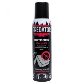 аерозоль від усіх літаючих кровососних комах та кліщів Predator Outdoor 150мл.