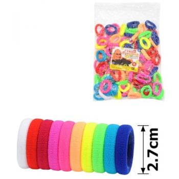 гумка для волосся Калуш кольорова мала мікрофібра d-2,7см. 